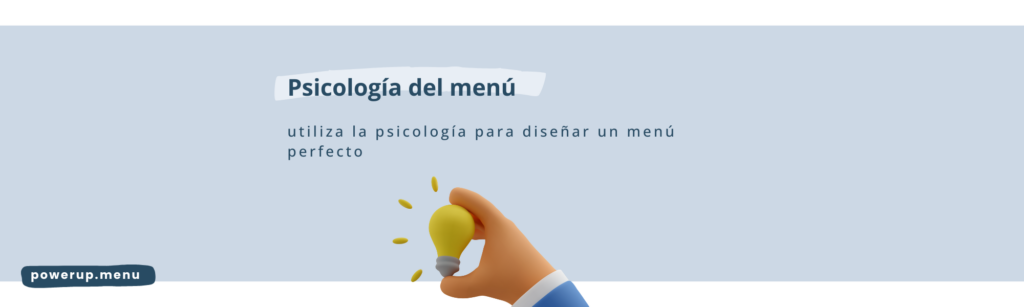 que es la psicología del menú
